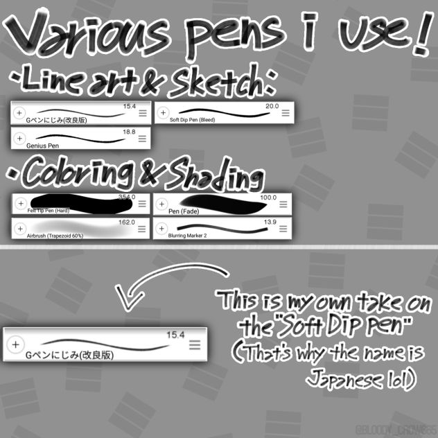 Various pens I use!✍