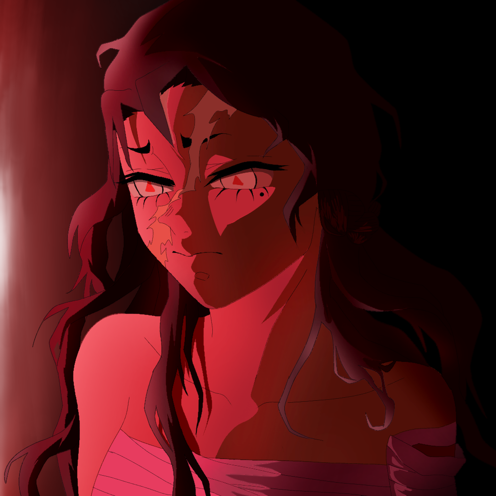 Red lighting - ibisPaint