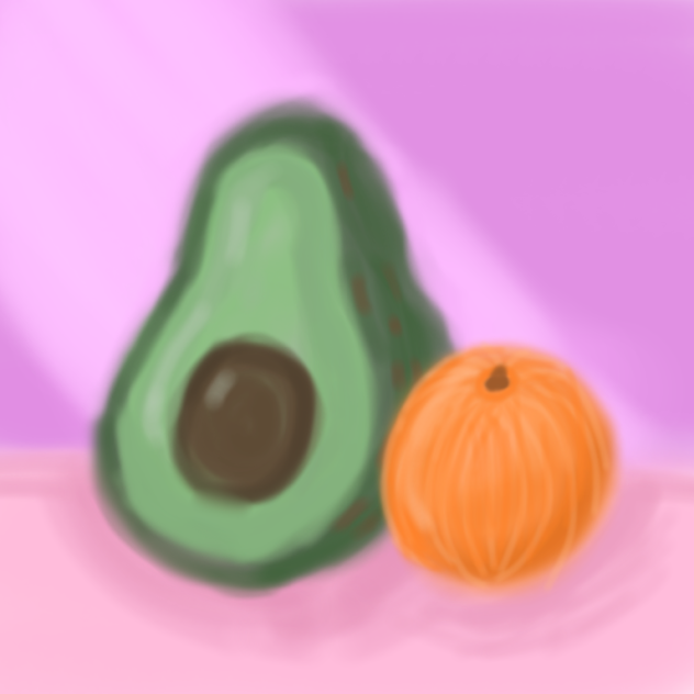 🥑Avocado and tangerine 🍊