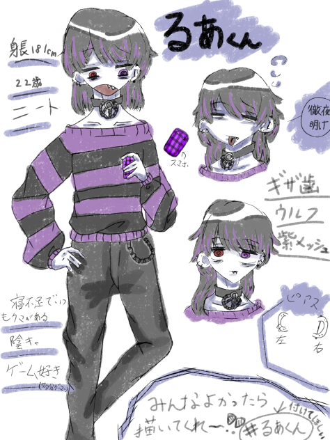 オリキャラくん設定！