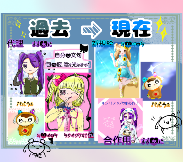 過去→現在　テンプレ借りました！