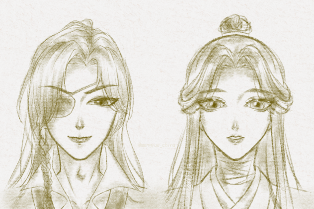 花怜　鉛筆