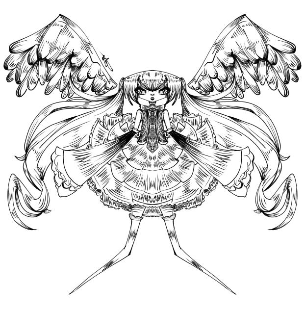 WIP Infinity Miku Drawing