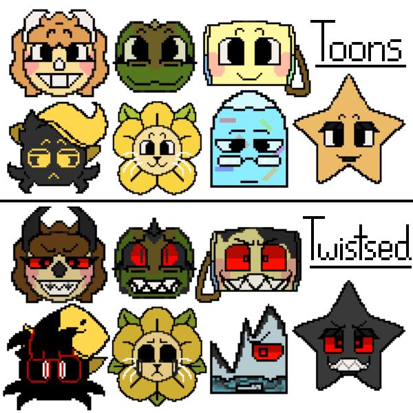 Pixel Toons & Twisteds