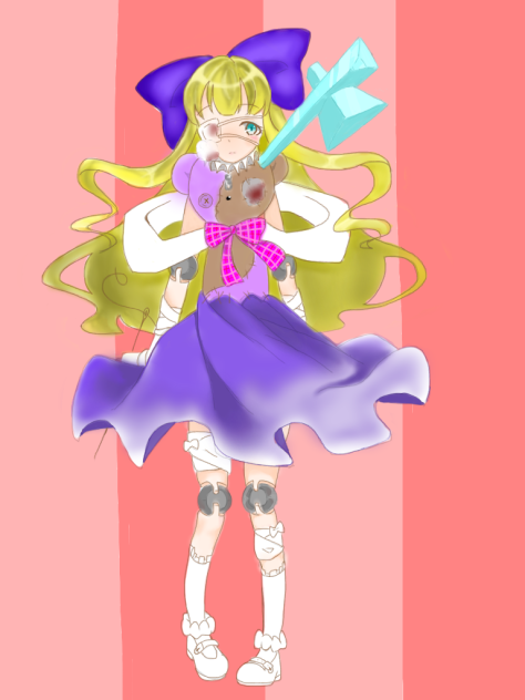 お人形さん集まれ 途中＋背景