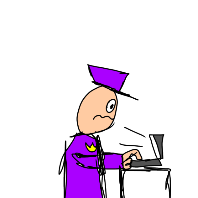 purple guy checks foxys search history
