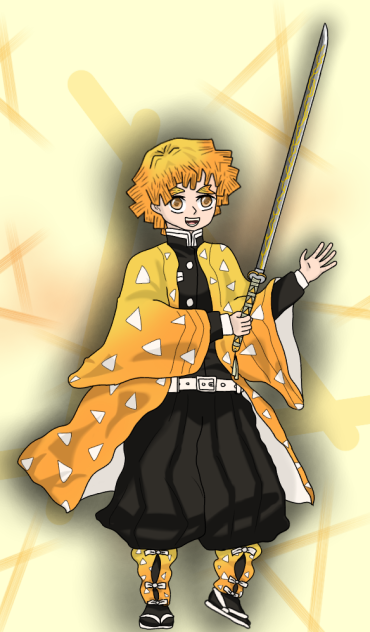 我妻 善逸 鬼滅の刃 - Zenitsu Demon Slayer