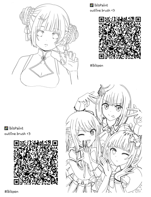 outline or sketch brush