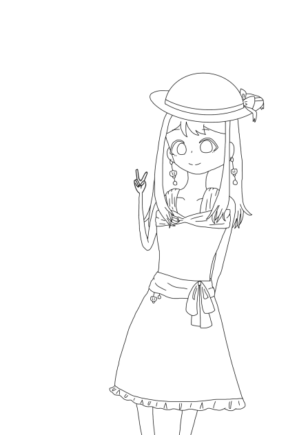 塗り絵#海