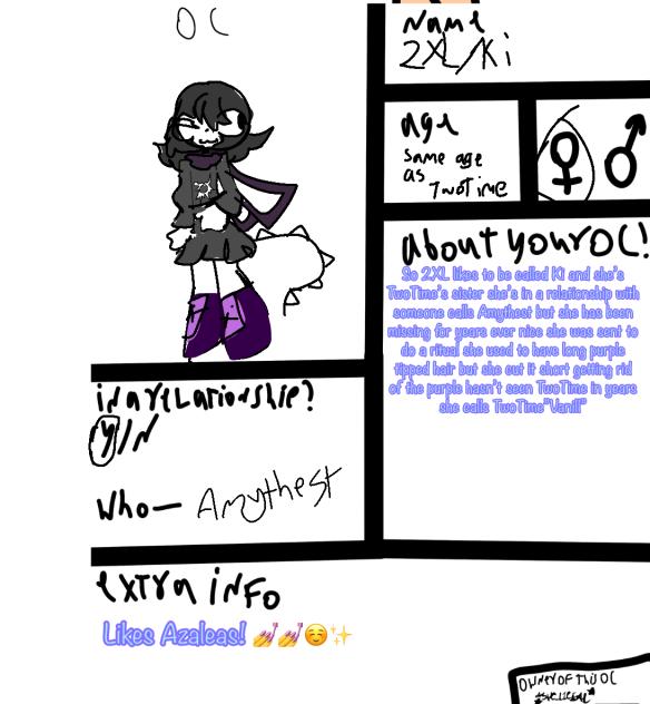 #Azurenightshade one life to another oc!