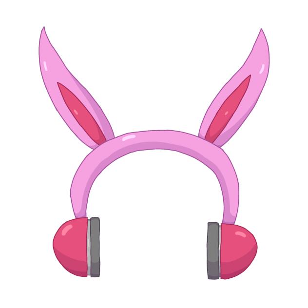 うさ耳ヘッドフォン（ピンク）