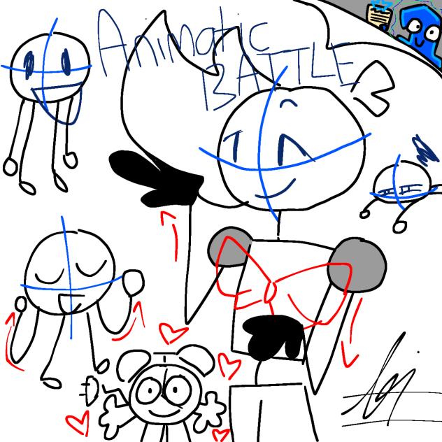 animatic battle drawing