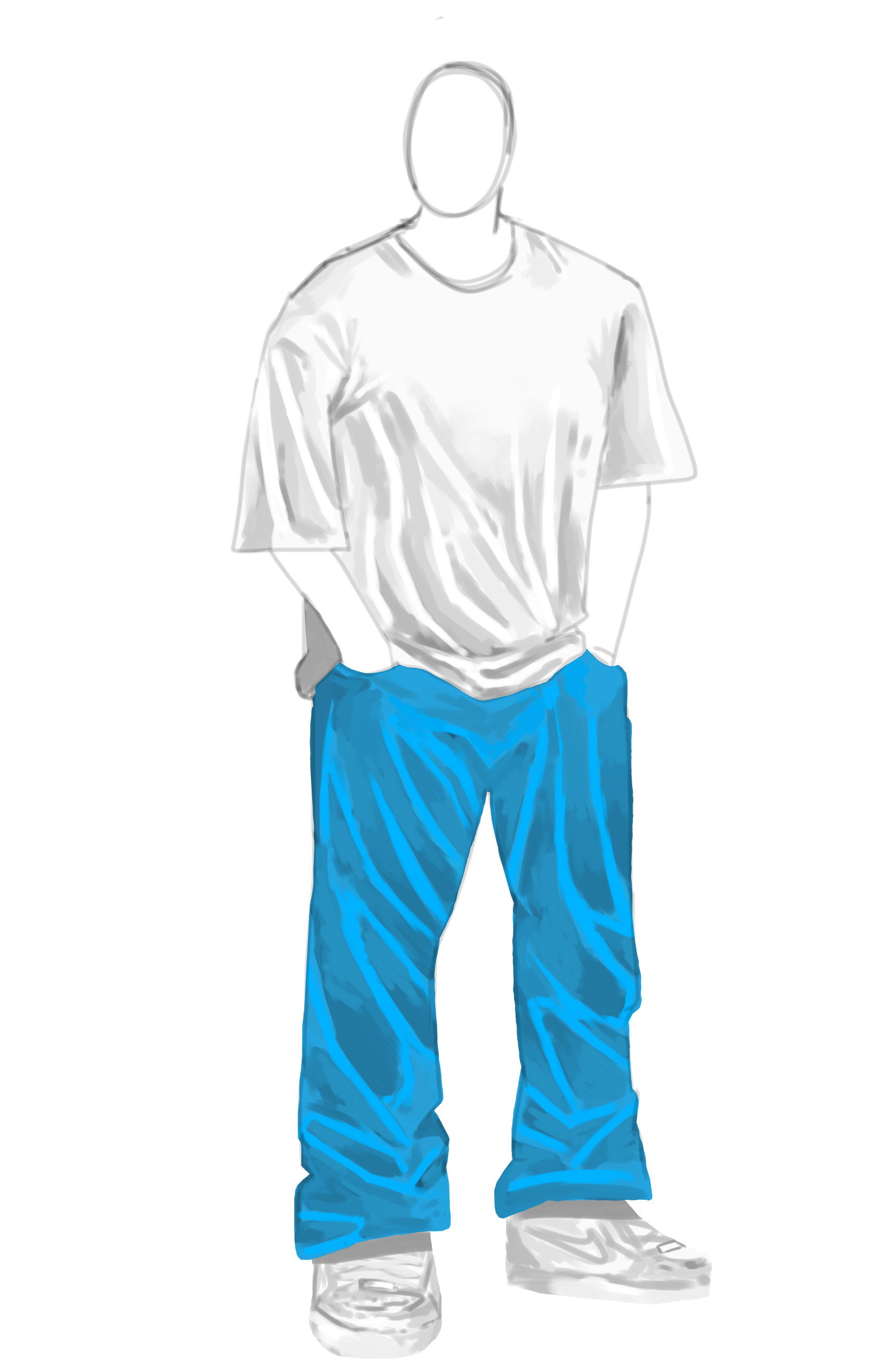 rendering clothes practice 2 - ibisPaint