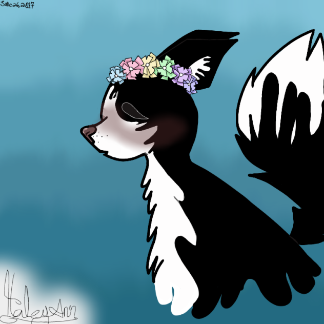 Flowercrown Husky