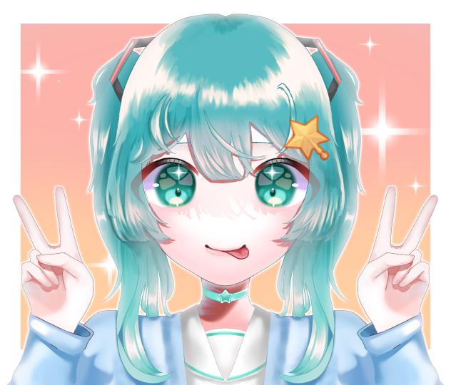 ♪ 1いいねごとに1つヘアピンが増えていく初音ミク♪