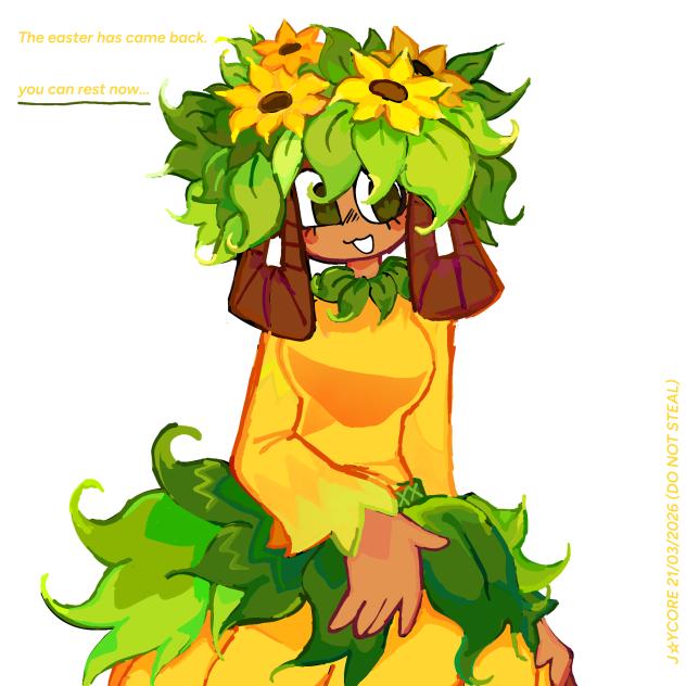 Bassie's sunflower skin!