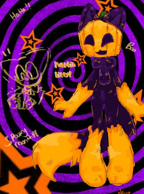 Pumpkin kitty🐈🎃👾