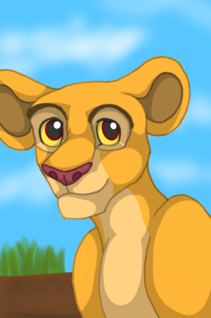 Kiara drawn using a stylus