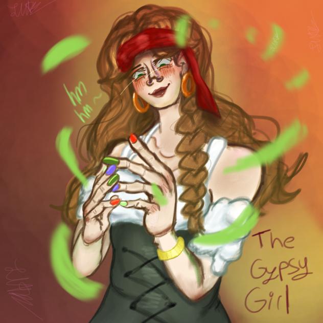 Gypsy girl fanart 🦋(REWARD 4 Meal KkMm)