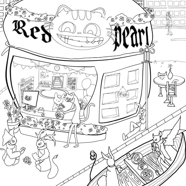 animal City Red pearl