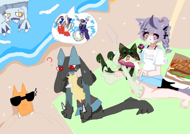 シオンとポケモン達の夏