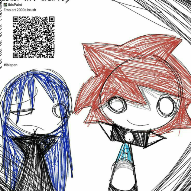 Emo scene brush NOT MADE BY ME