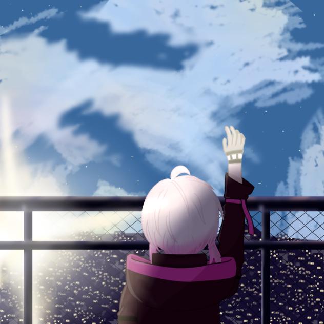 夜明けと蛍