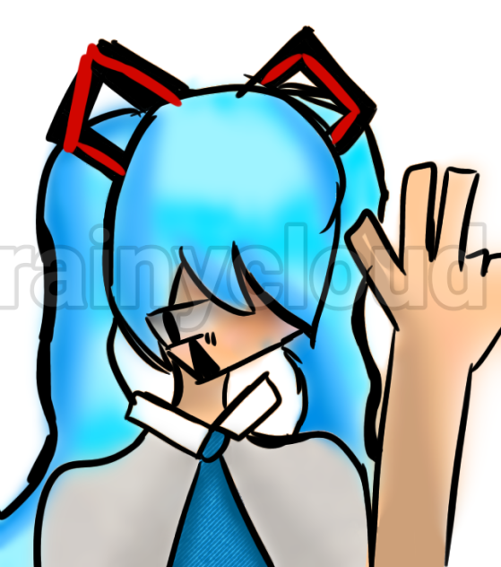 another miku drawing