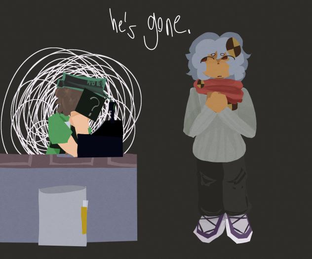 he’s gone. GASA4 Roblox Humanized Fanart