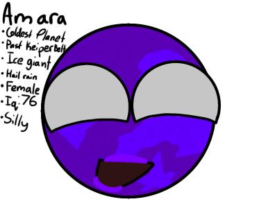 My little sister as a planet!