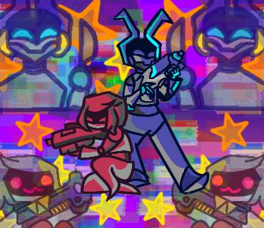 Robots asaltantes - ibisPaint