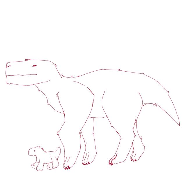 Dumb looking Gorgonopsid