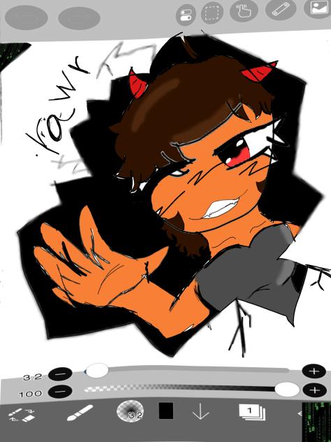 Demon cookie broke the wall yall