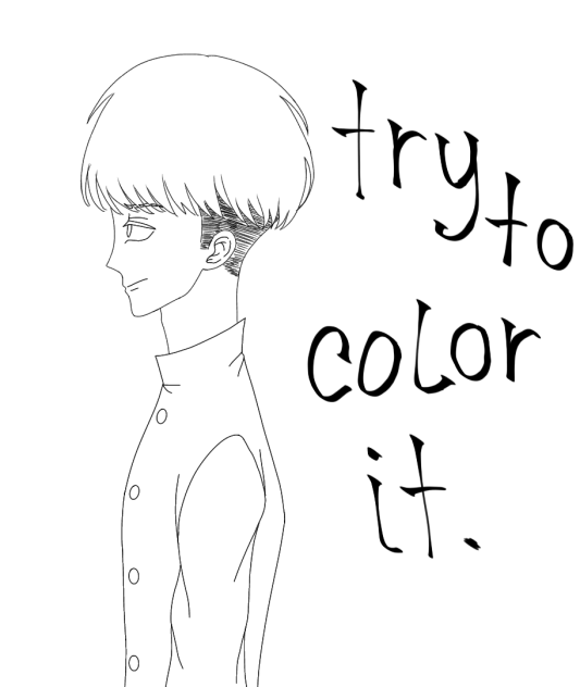 Try to color it. - ibisPaint