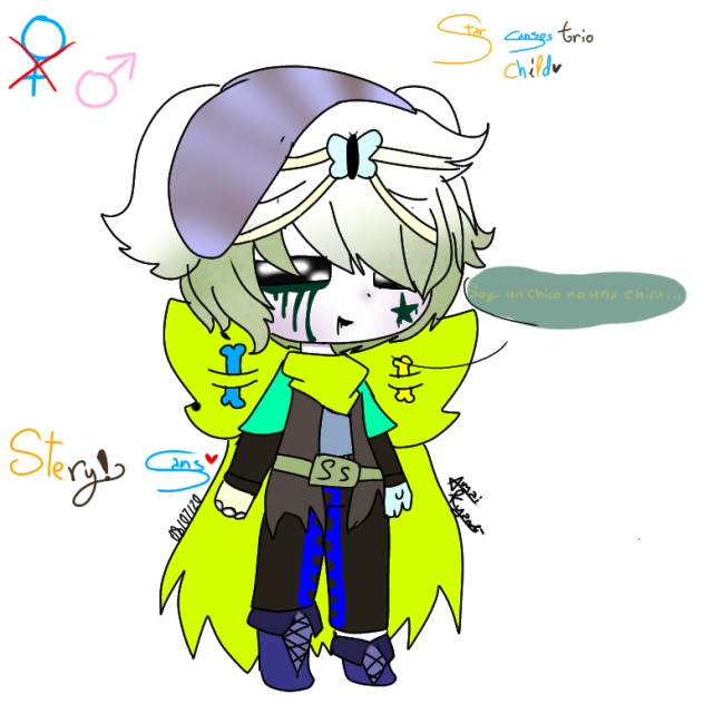 GachaEdit; Stery!Sans (desc)(my own kid)