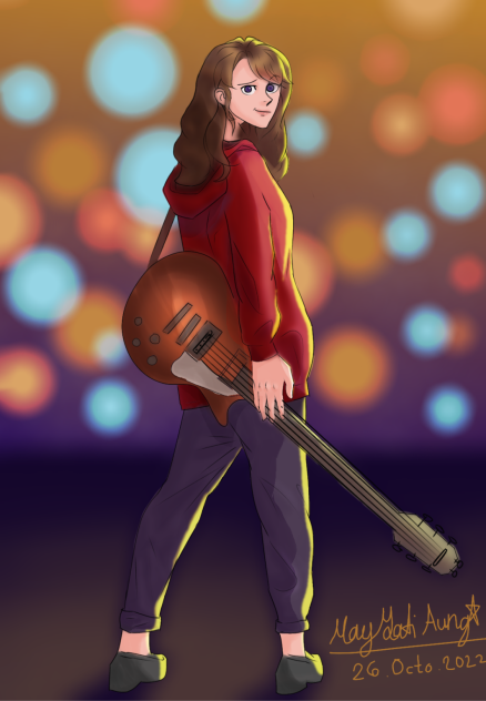 Girl in red (hoodie)