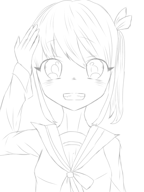 せ、線画っす。2