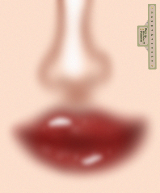 Attempt at drawing a mouth and nose