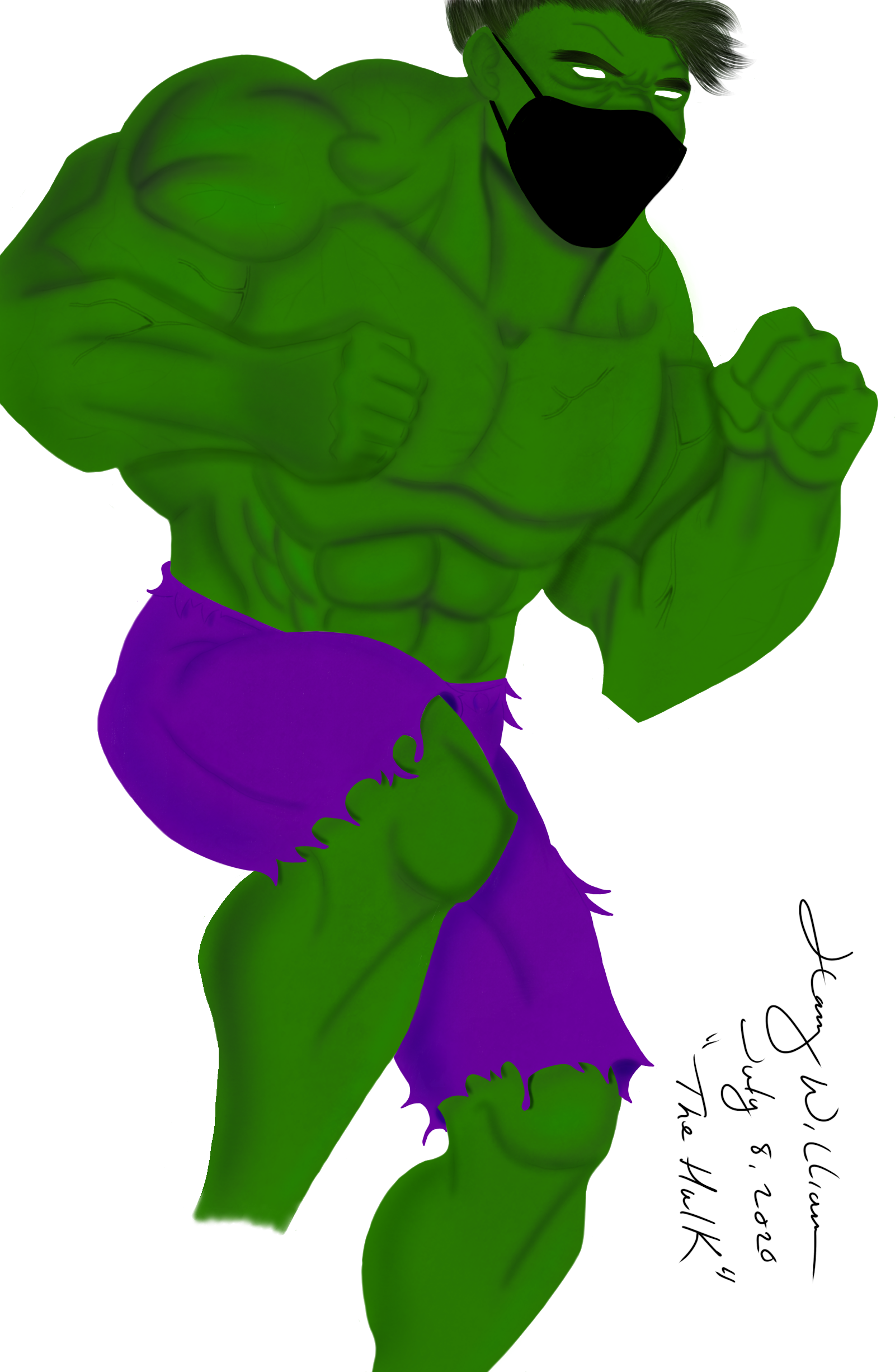 The Hulk - ibisPaint