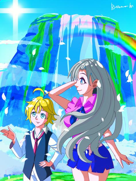 Meliodas and Elizabeth fan ART 2026 v2