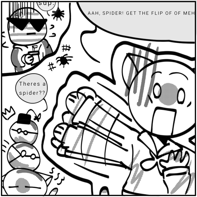 Spider attack countryhumans