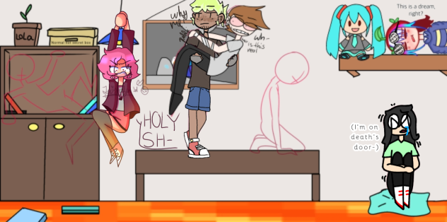 The floor is lava collab