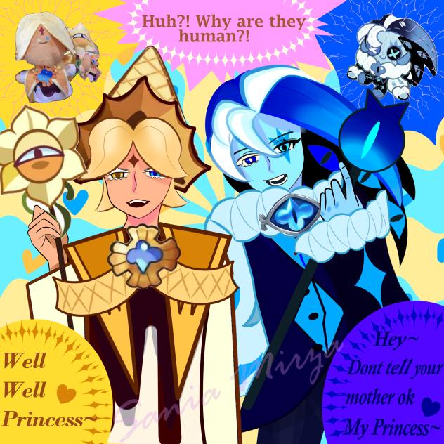 Pure Vanilla & Shadow Milk Cringe Fanart