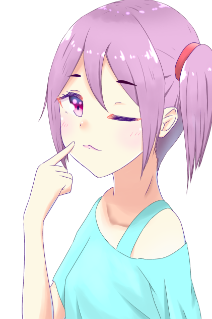 サイドポニテ