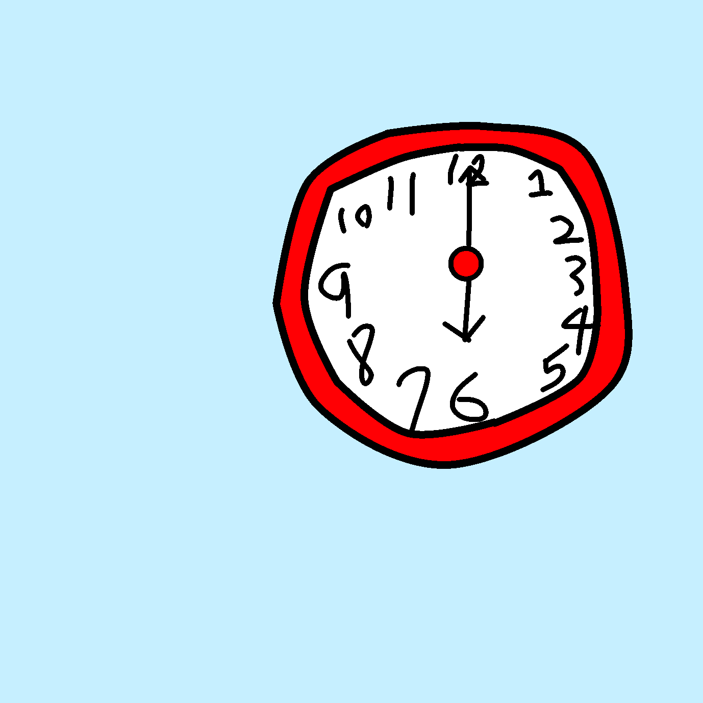 It's six o'clock in the morning ibisPaint