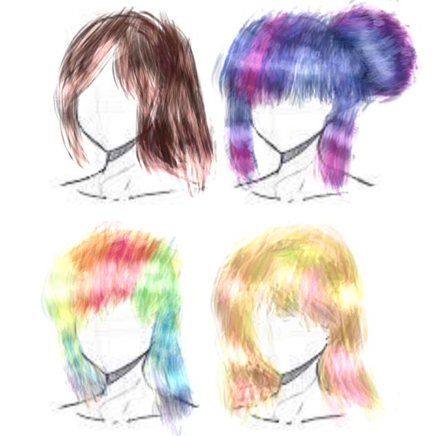 Hair practice - ibisPaint