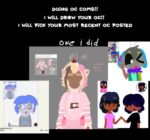 I'm drawing ocs!!