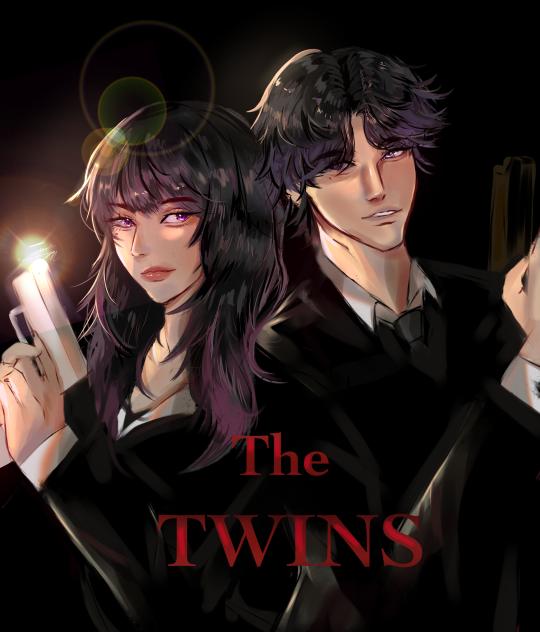 Black halo twins😎📞