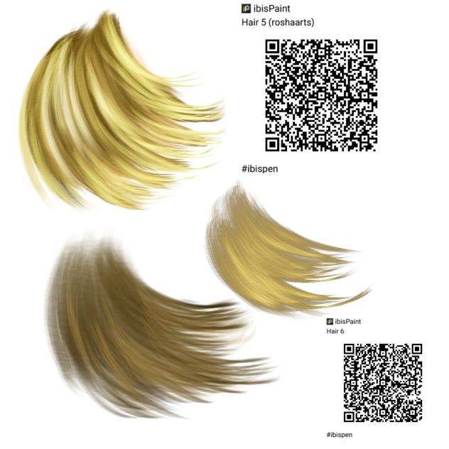 Hair brush 2 (roshaarts) #ibispaintx