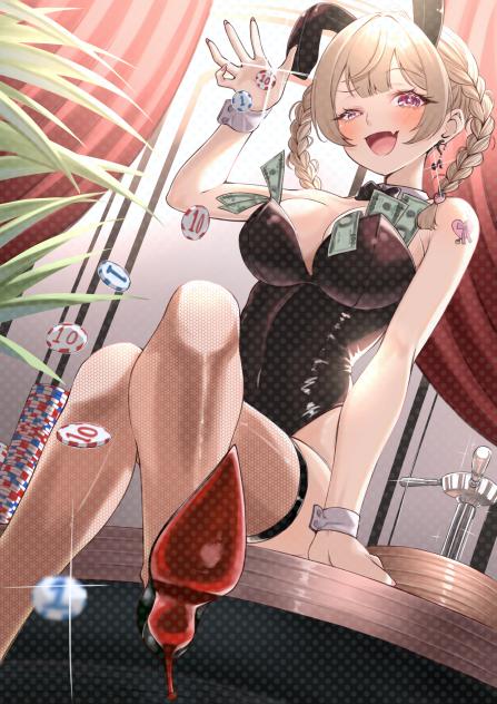 依頼イラスト「バニーガール」